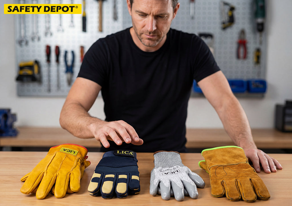 Cómo elegir los mejores guantes de seguridad para cada tipo de trabajo