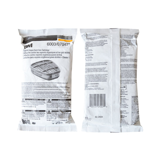 Filtros para gases y vapores modelo 6003 marca 3M
