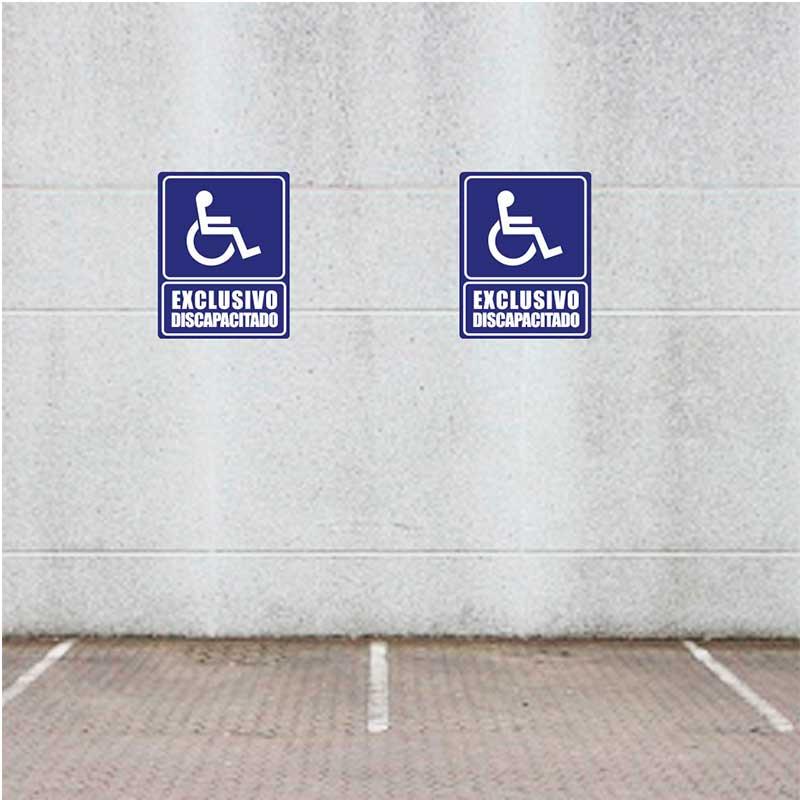 Cartel "exclusivo para discapacitados" - Safety Depot Mx
