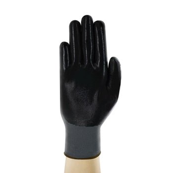 Guante recubierto de nitrilo modelo 48-128 marca ANSELL