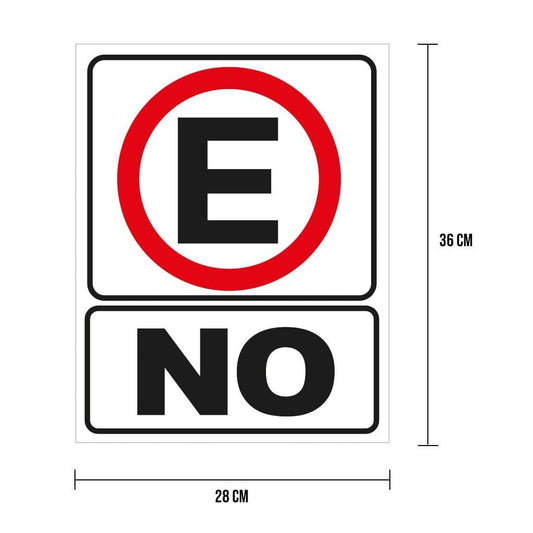 Cartel No estacionarse - Safety Depot Mx