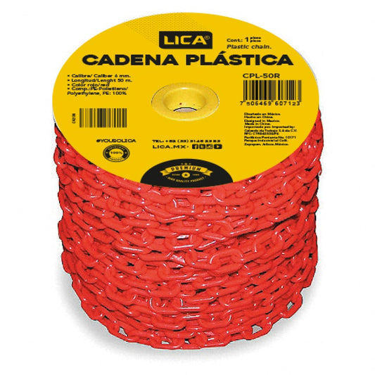 Cadena plástica modelo CPL-50 marca LICA
