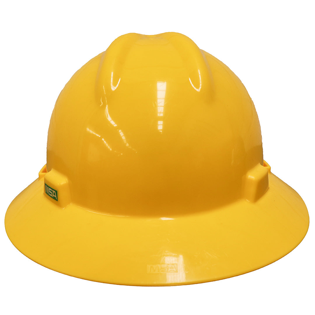 Casco MSA  Ala Completa con Suspensión Modelo V-Gard Fas-Trac