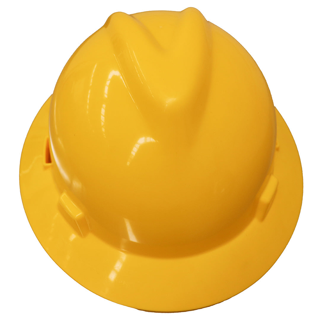 Casco MSA  Ala Completa con Suspensión Modelo V-Gard Fas-Trac