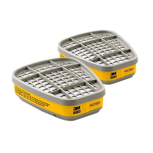 Filtros para gases y vapores modelo 6003 marca 3M