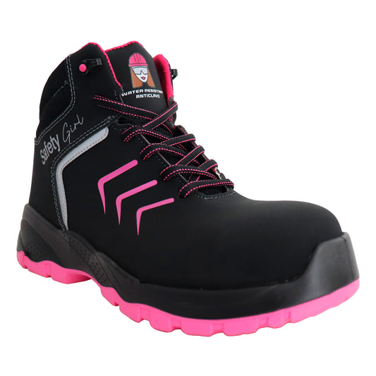 Bota de seguridad para dama modelo 229SG marca Safety Girl