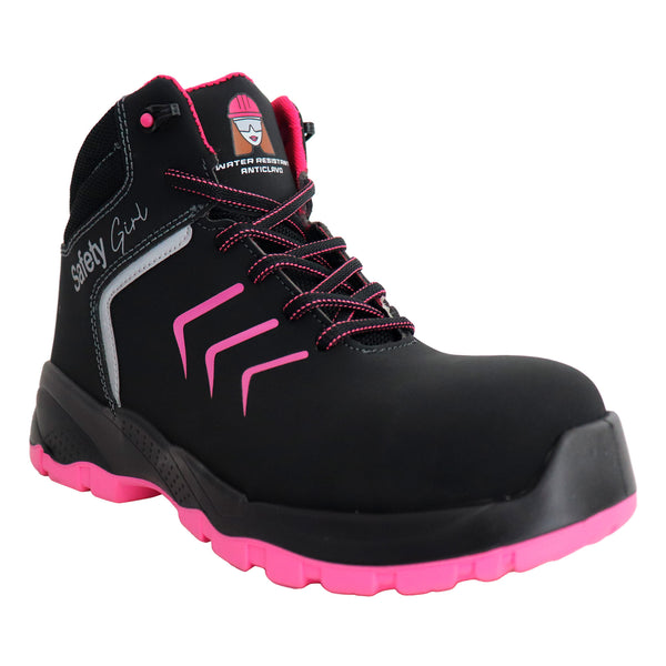 Bota de seguridad para dama modelo 229SG marca Safety Girl