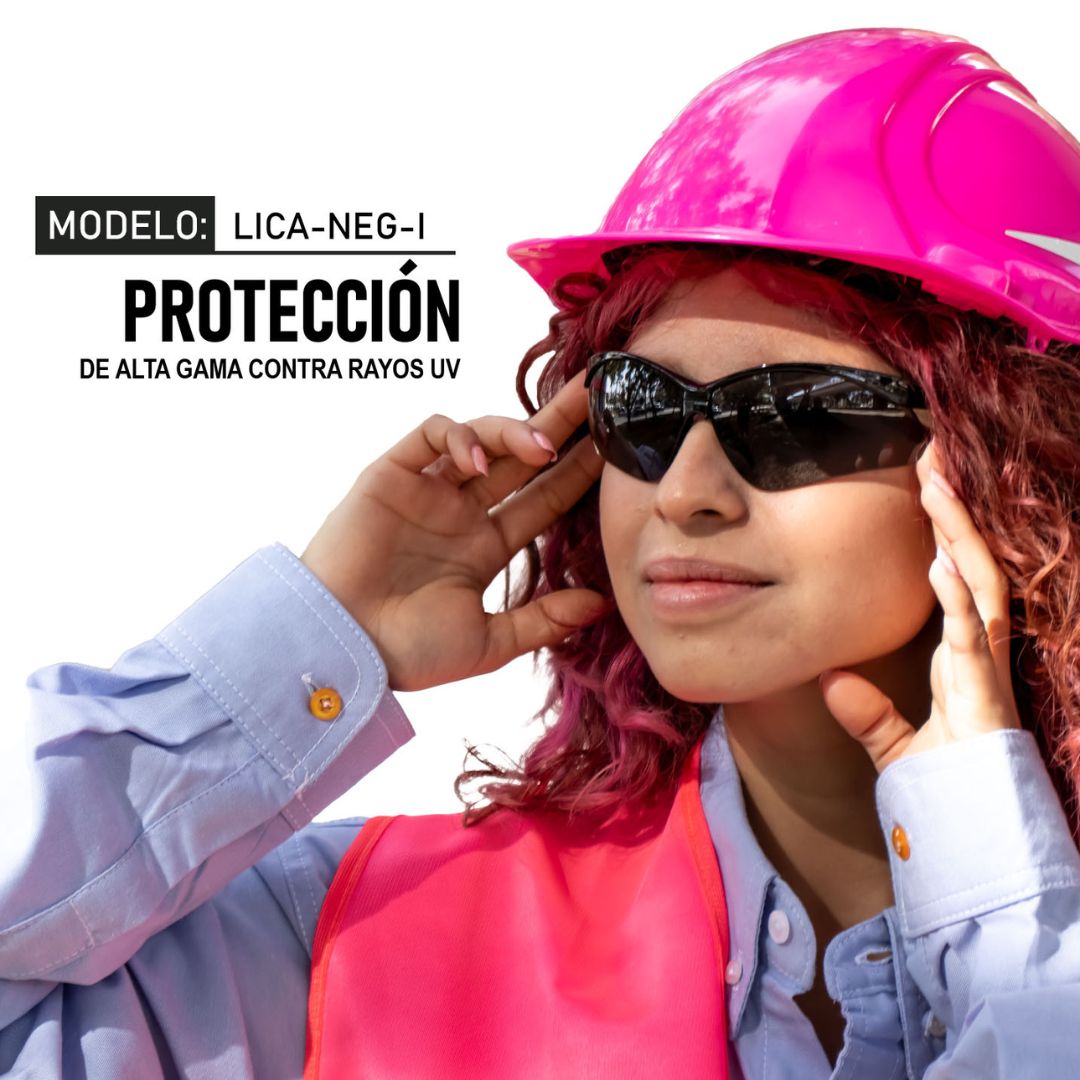 Lente resistente al impacto modelo LICA-NEG-l marca LICA