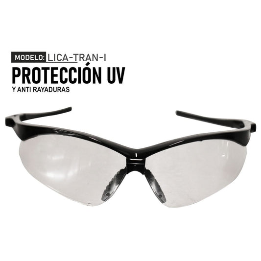 Lentes de seguridad industrial modelo LICA-TRAN-I marca LICA