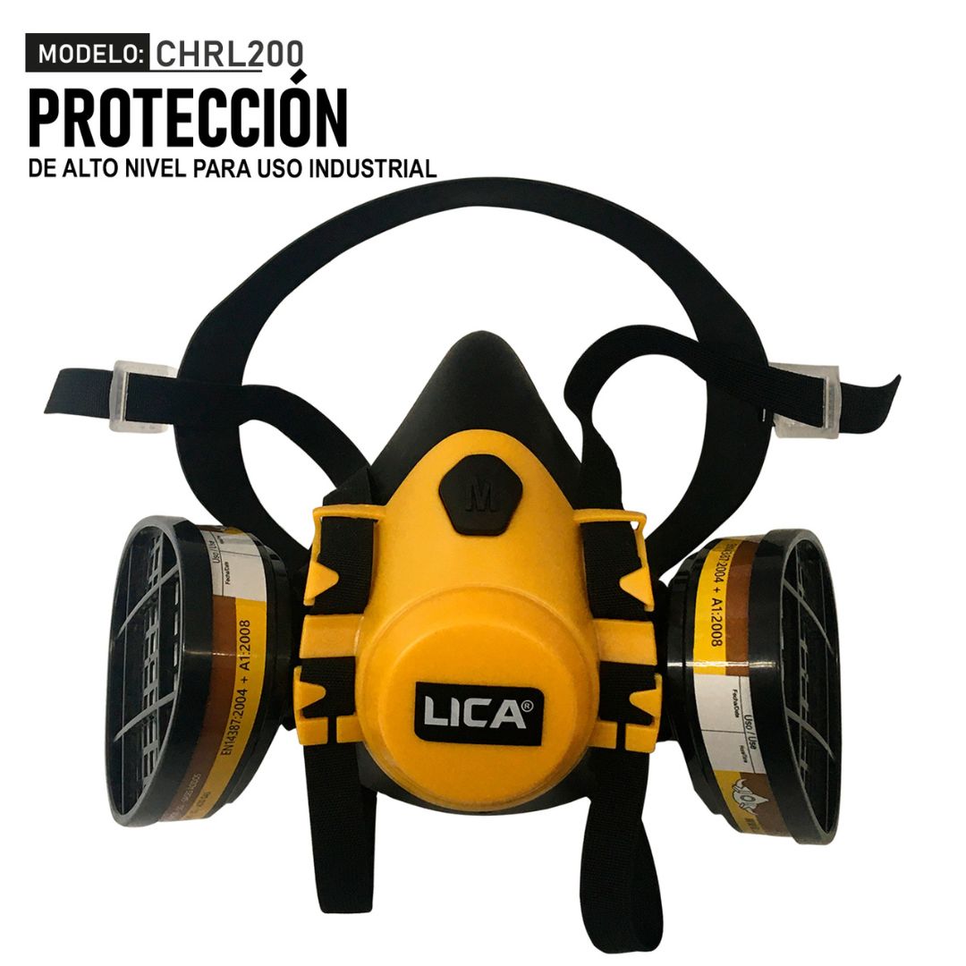 Respirador de media cara modelo CHRL200 marca LICA