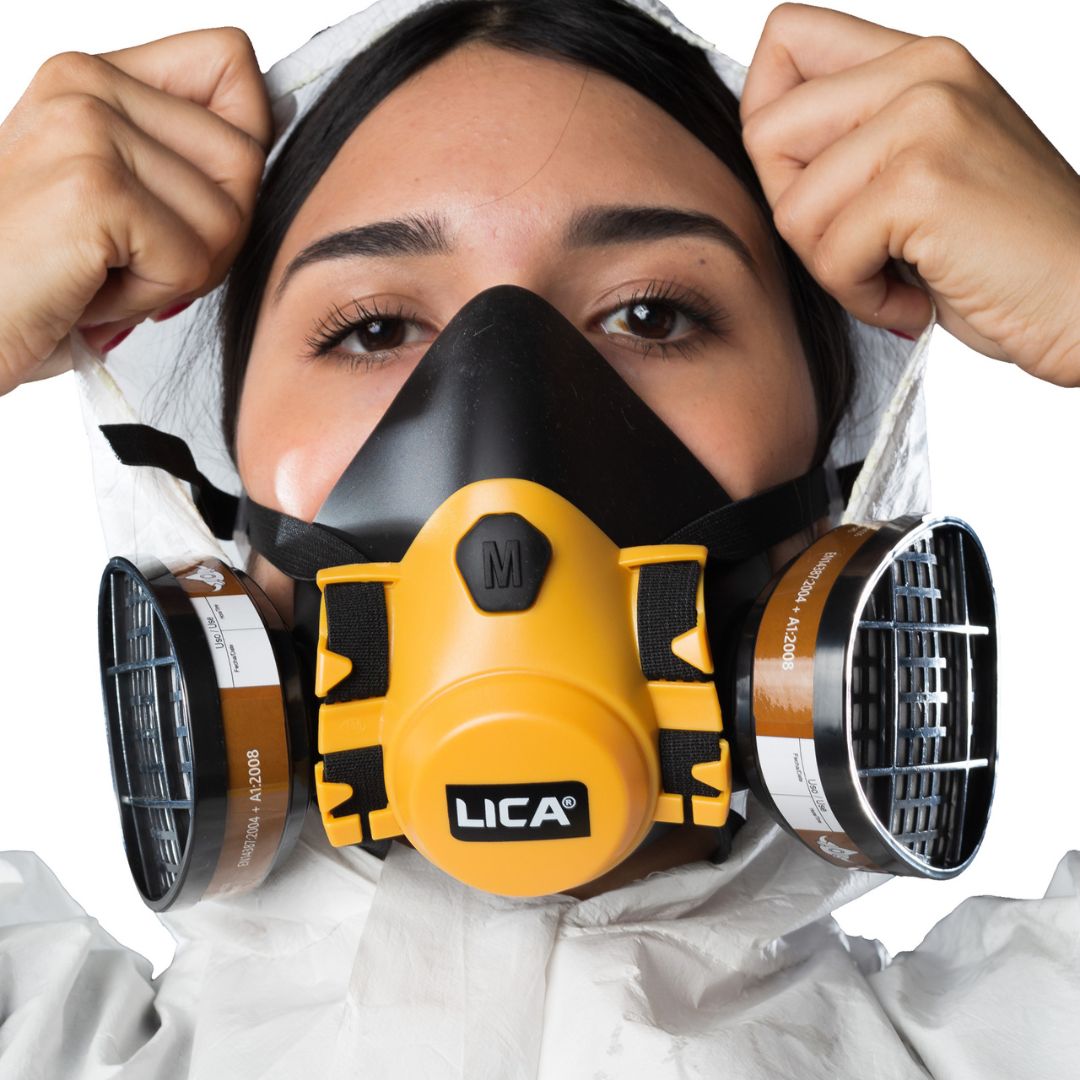 Respirador de media cara modelo CHRL200 marca LICA