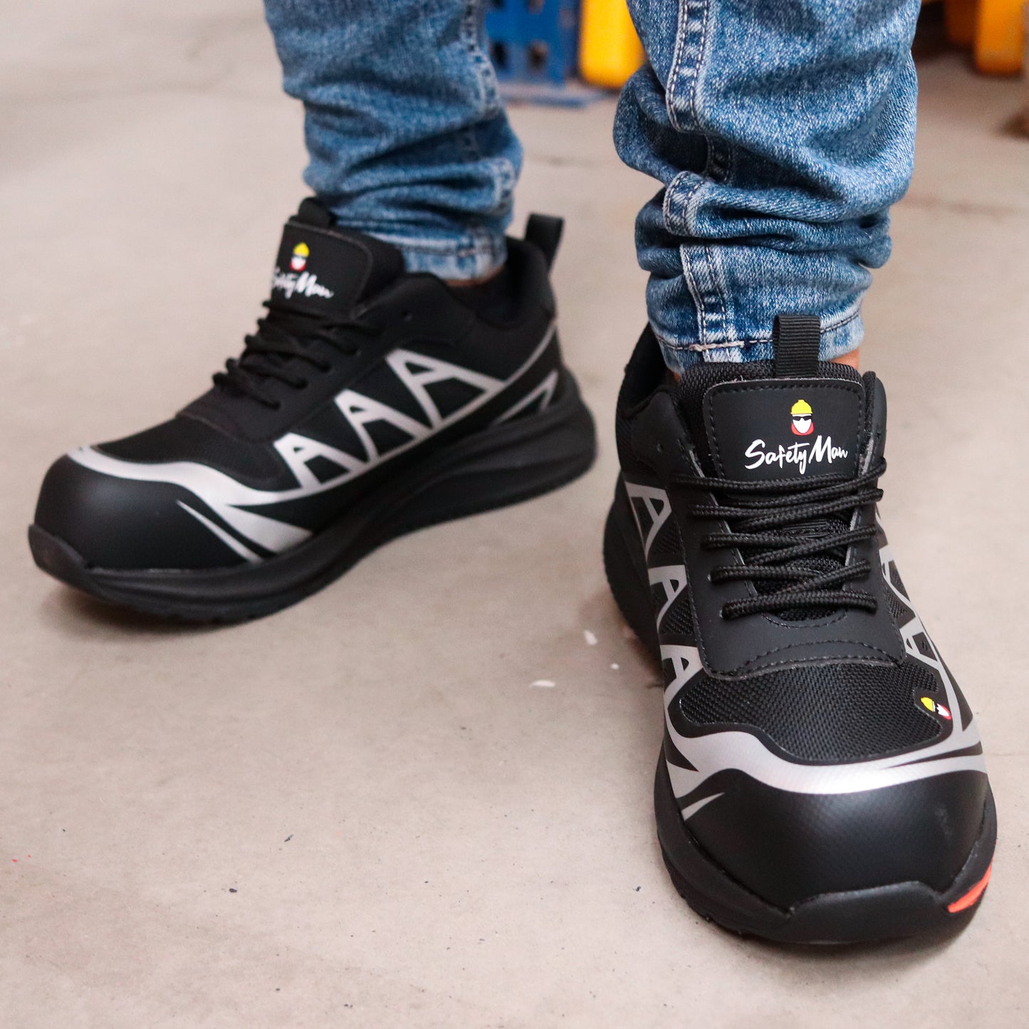 Tenis de seguridad modelo BELLAKO marca Safety Man