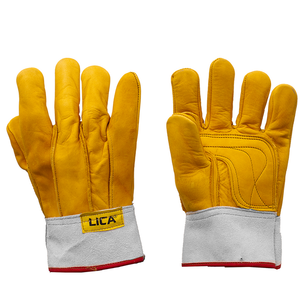 Guante de piel con puño A186RG marca LICA