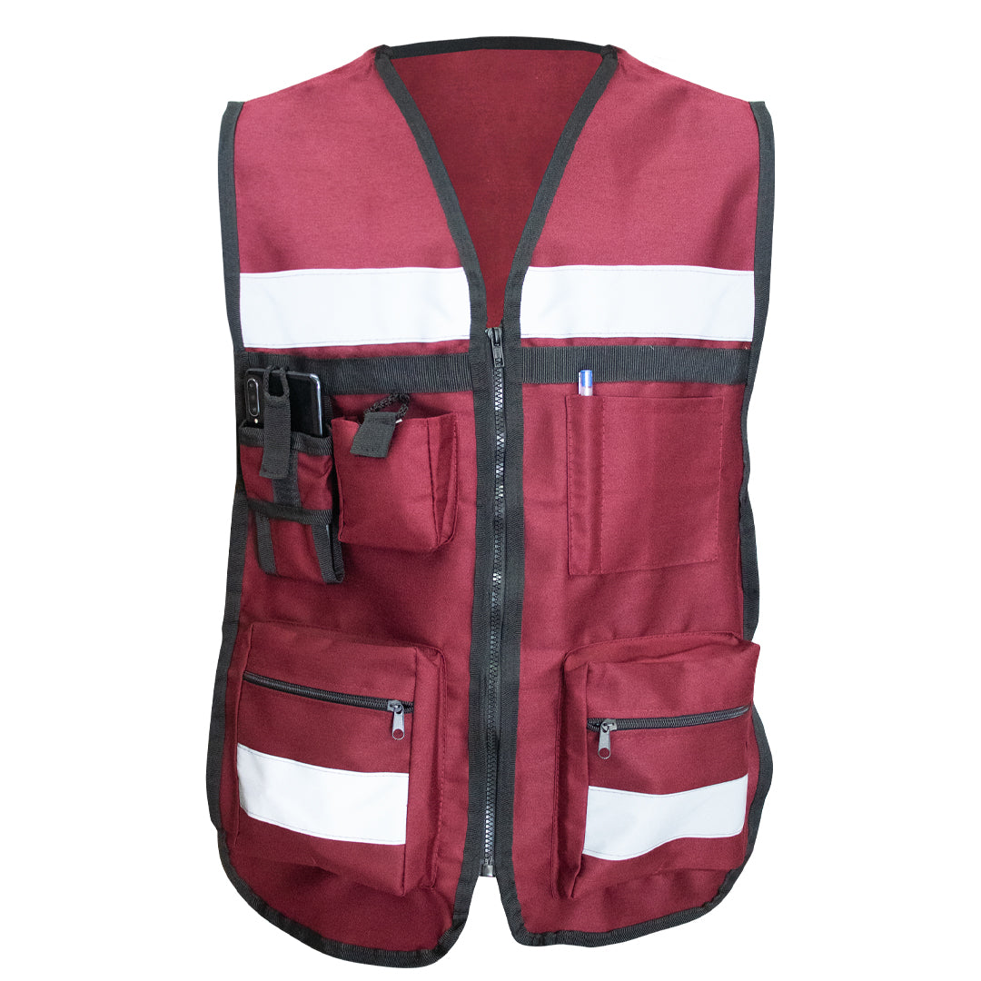 Chaleco brigadista con reflejante modelo CTB100 marca LICA
