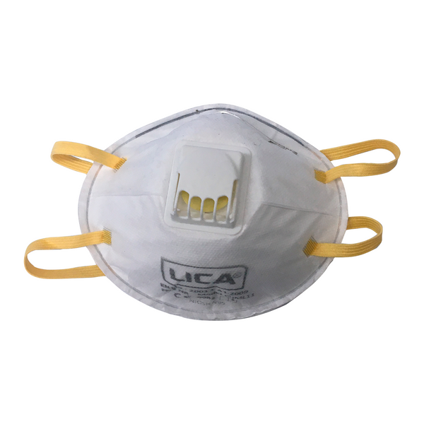 Mascarilla desechable con válvula modelo CHML11 marca LICA