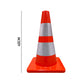 Cono vial con doble reflejante