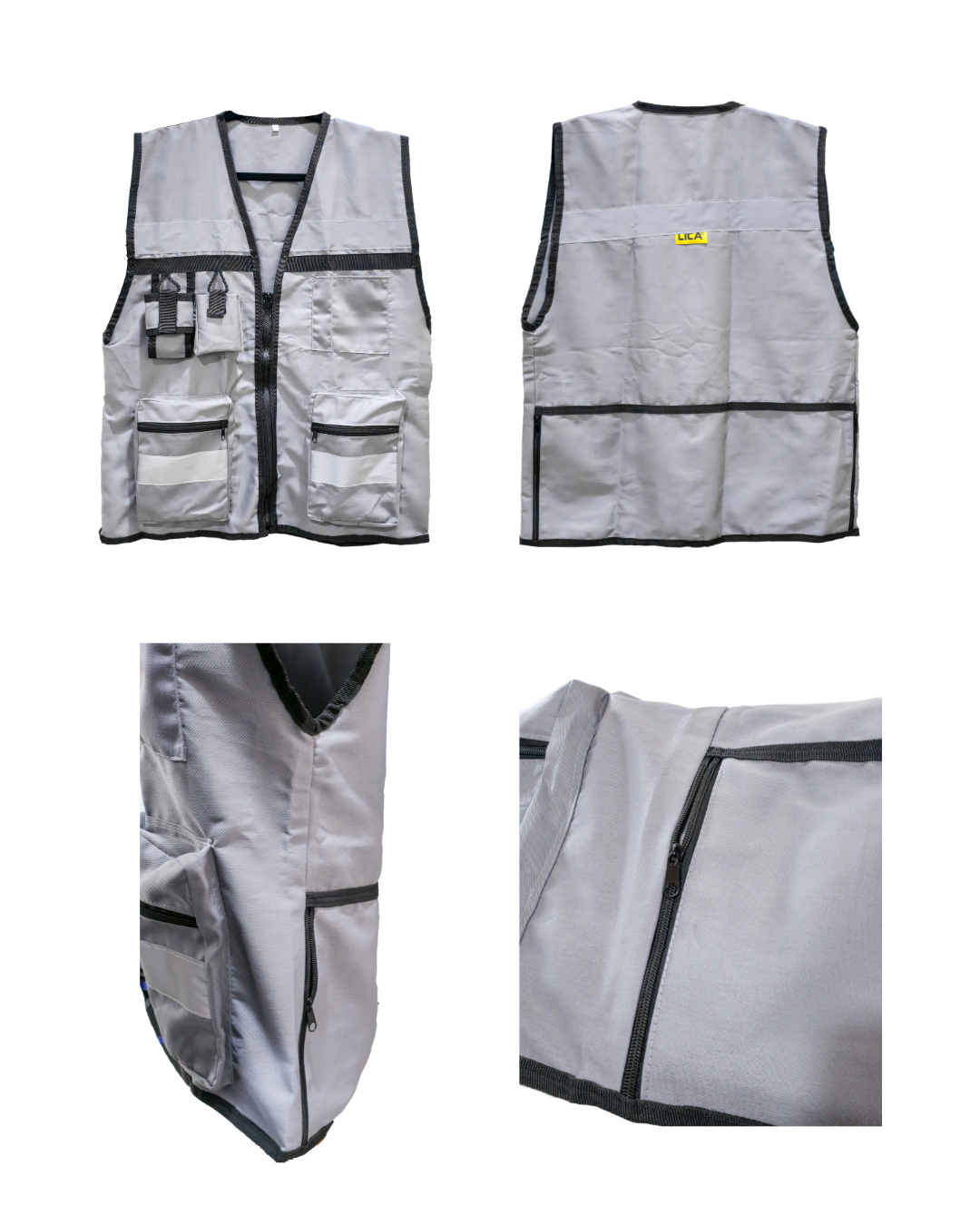Chaleco brigadista con reflejante modelo CTB200 marca LICA