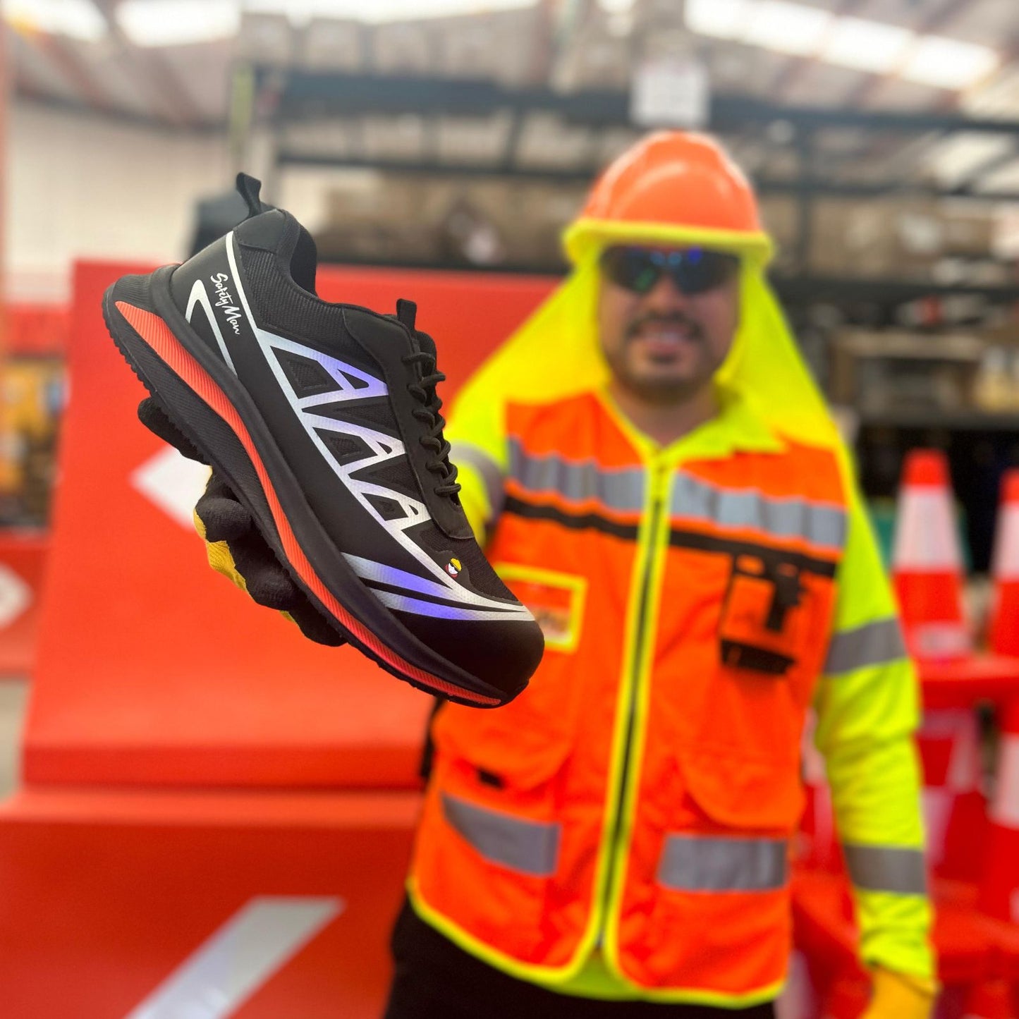 Tenis de seguridad modelo BELLAKO marca Safety Man