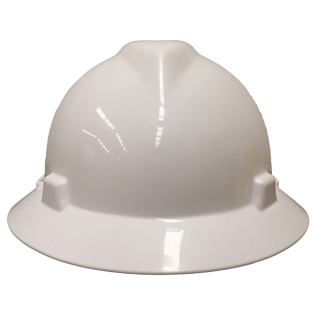 Casco MSA  Ala Completa con Suspensión Modelo V-Gard Fas-Trac