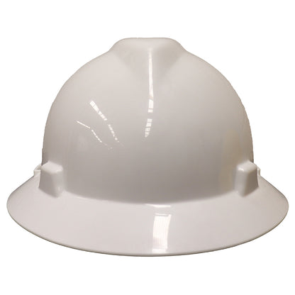 Casco MSA  Ala Completa con Suspensión Modelo V-Gard Fas-Trac