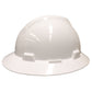 Casco MSA  Ala Completa con Suspensión Modelo V-Gard Fas-Trac