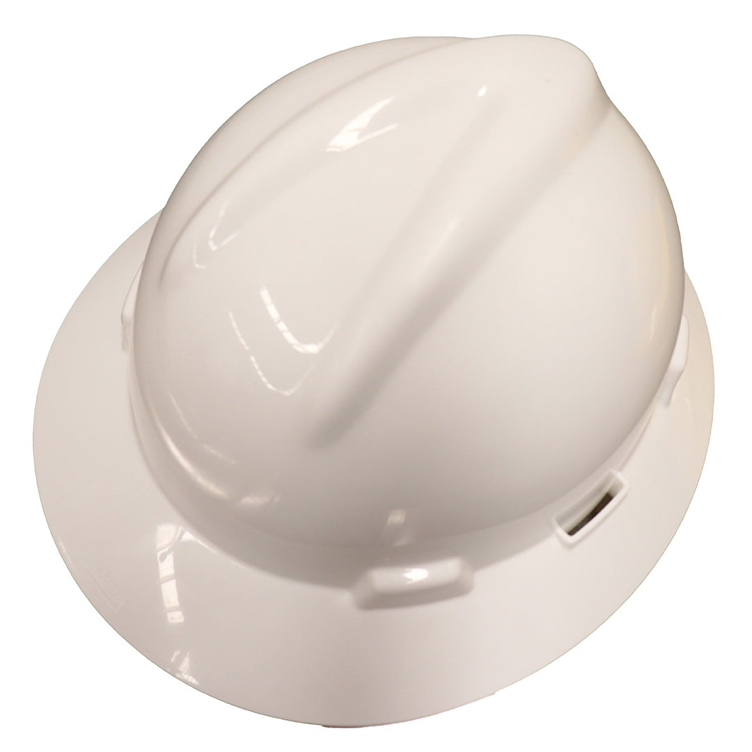 Casco MSA  Ala Completa con Suspensión Modelo V-Gard Fas-Trac