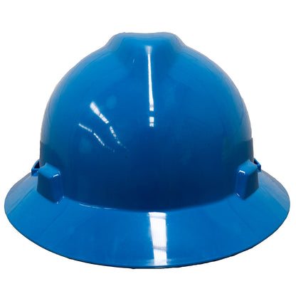 Casco MSA  Ala Completa con Suspensión Modelo V-Gard Fas-Trac