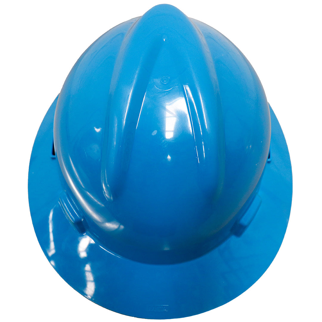Casco MSA  Ala Completa con Suspensión Modelo V-Gard Fas-Trac