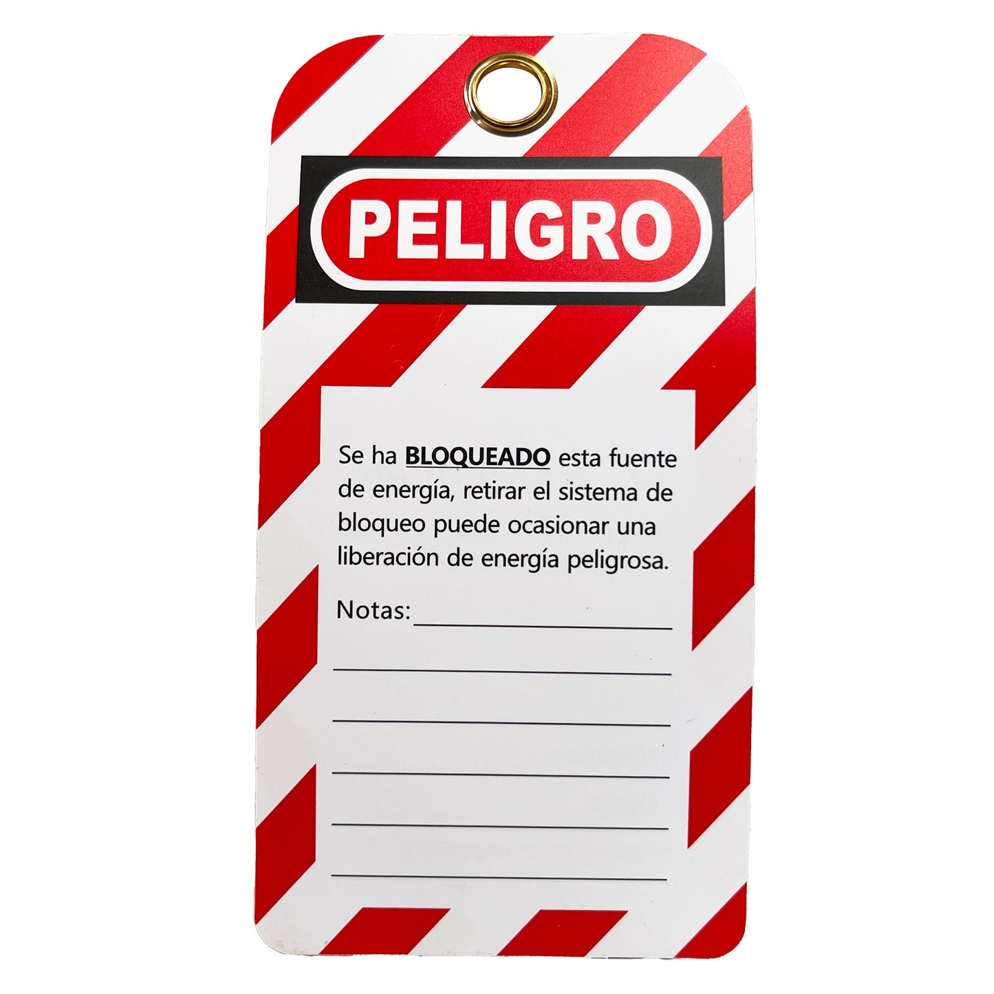 Etiqueta de bloqueo modelo 1001 marca SAFELOCK