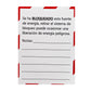 Etiqueta de bloqueo modelo 1001 marca SAFELOCK