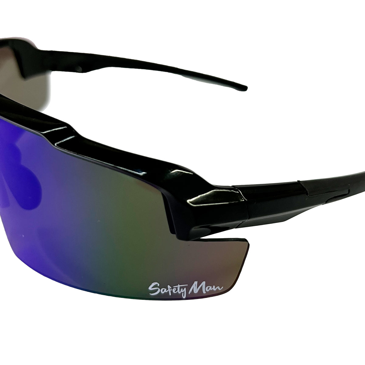 Lentes de seguridad con mica azul REVO mod. RUNNER-SM-AZ marca Safety Man