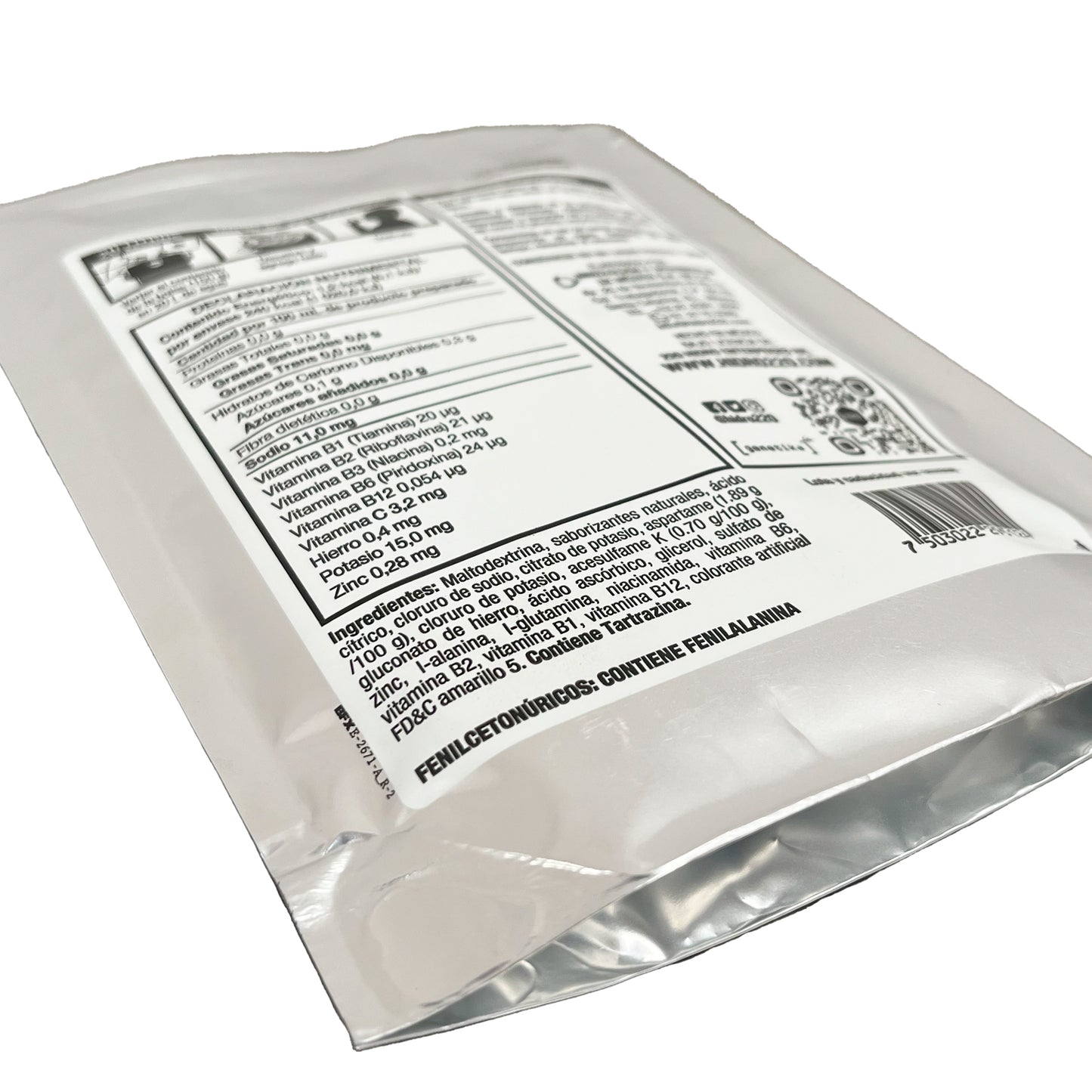Bebida hidratante en polvo con electrolitos orales marca HIDRO 220