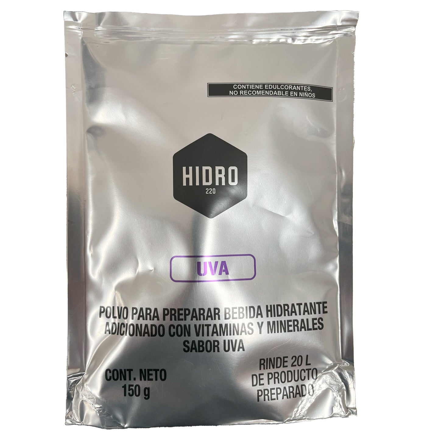 Bebida hidratante en polvo con electrolitos orales marca HIDRO 220