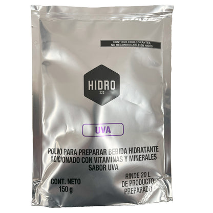 Bebida hidratante en polvo con electrolitos orales marca HIDRO 220