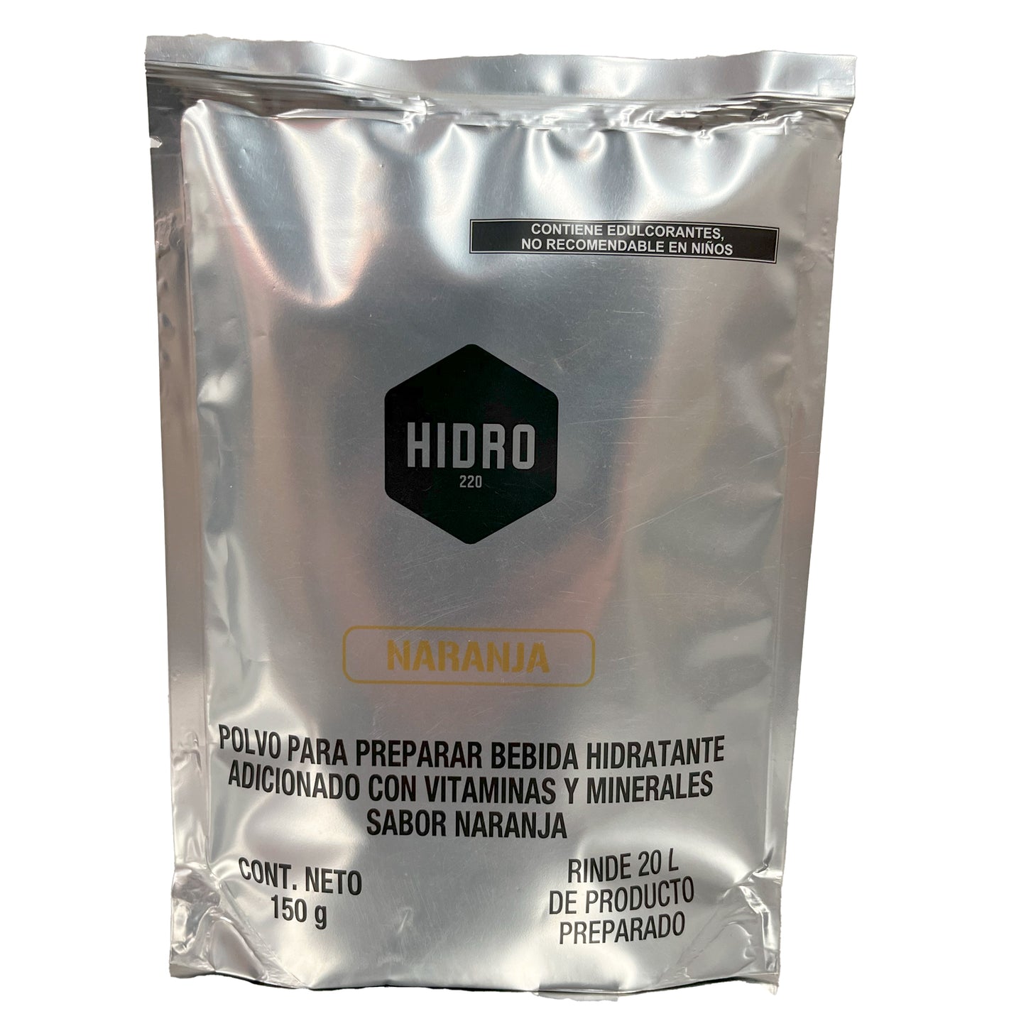 Bebida hidratante en polvo con electrolitos orales marca HIDRO 220