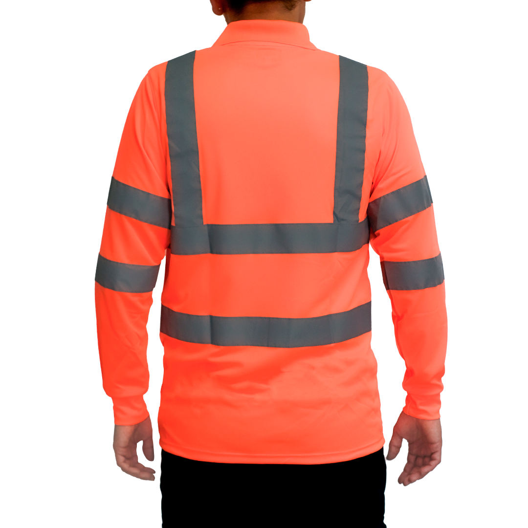 Camisa alta visibilidad manga larga reflejante mod. POLOHV marca LICA