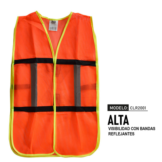 Chaleco de seguridad modelo CLR-2001 marca LICA