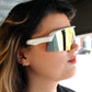 Lentes de seguridad con mica marrón-rosa mod. VALQUIRIA-SG-R marca Safety Girl