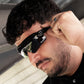 Lentes de seguridad con mica negra mod. TACTIC-SM-N marca Safety Man
