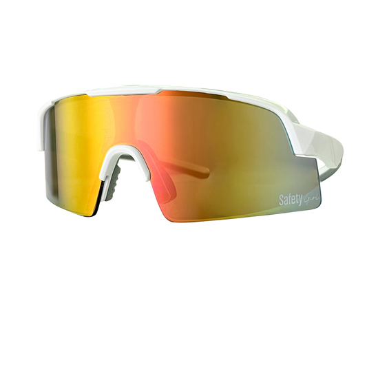 Lentes de seguridad con mica marrón-rosa mod. VALQUIRIA-SG-R marca Safety Girl