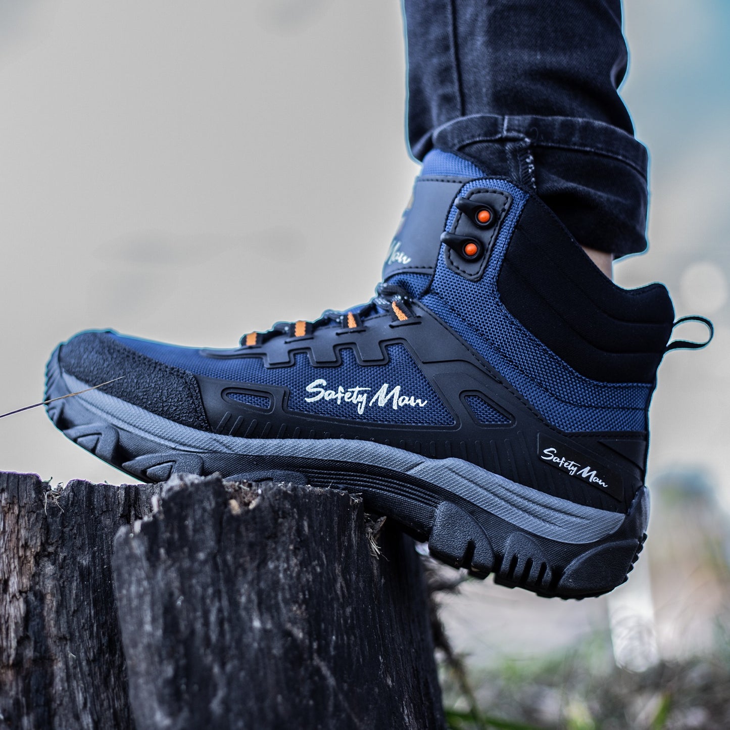 Bota de seguridad mod. TREPATOR Azul 7935SM-AZ-O marca Safety Man