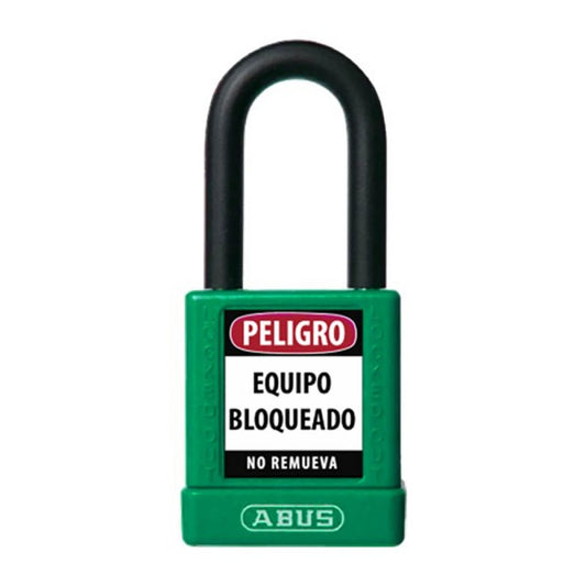 Candado de bloqueo eléctrico 74/40 KD color VERDE marca ABUS