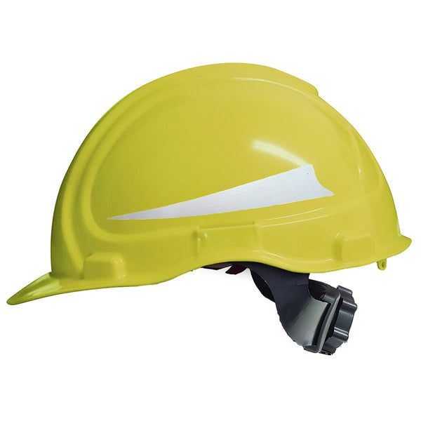 Casco de seguridad fluorescente modelo 1CP-LICA-4MFLU marca LICA