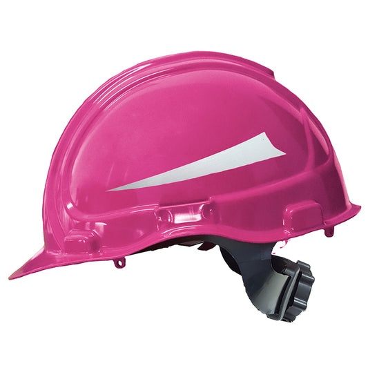 Casco de seguridad fluorescente modelo 1CP-LICA-4MFLU marca LICA