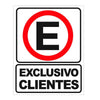 Cartel "exclusivo clientes" - Safety Depot Mx