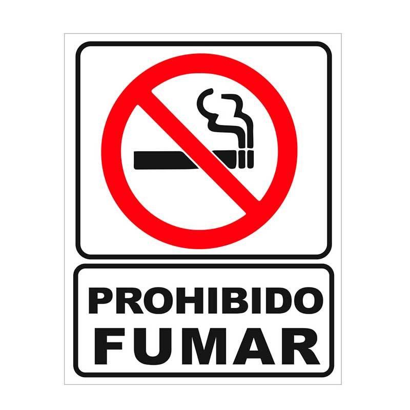 Cartel Prohibido fumar Señalamiento de seguridad – Safety Depot Mx