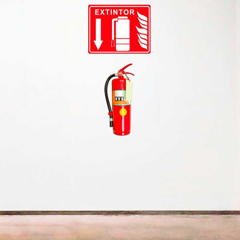 Cartel "extintor" (horizontal) - Safety Depot Mx