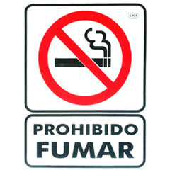 Señalética Safety Prohibido Fumar 8x12 - 948039