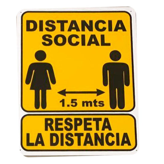 Cartel Distancia Social - Safety Depot Mx