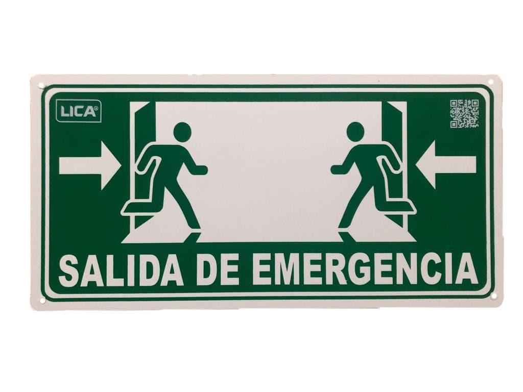 Cartel de salida de emergencia